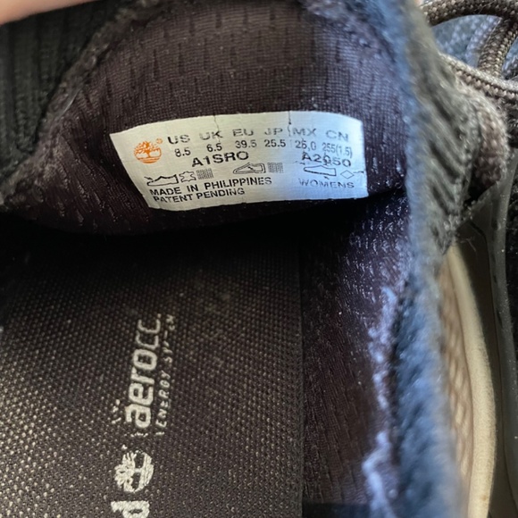 TIMBERLAND Aerocore FlyRoam Go Knit A1SRO Leather/Mesh Women’s 8.5M SNEAKERS - Picture 5 of 10